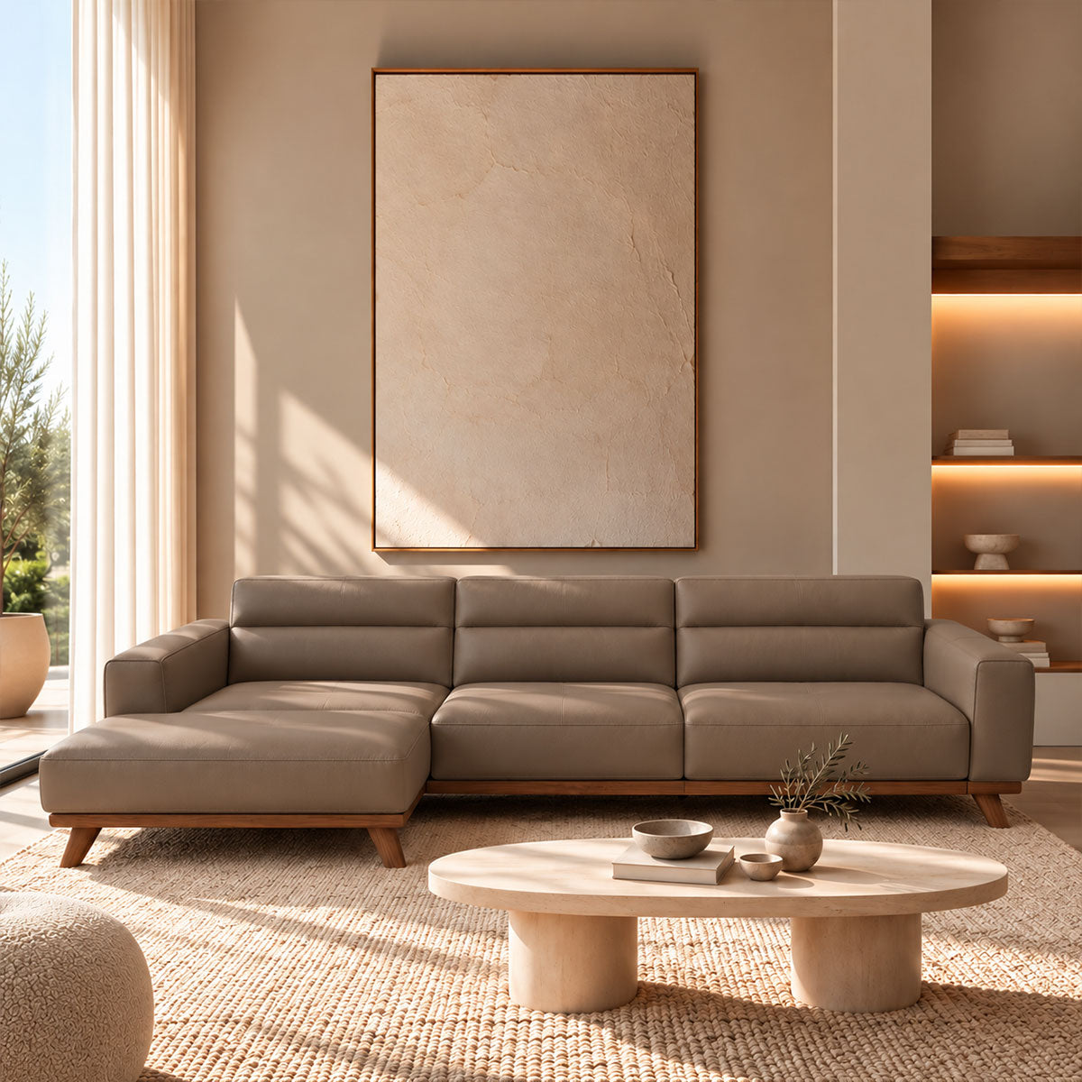 ЪГЛОВ ДИВАН NATUZZI EDITIONS ADRENALINA КОЖА 15 LE MANS 15C3