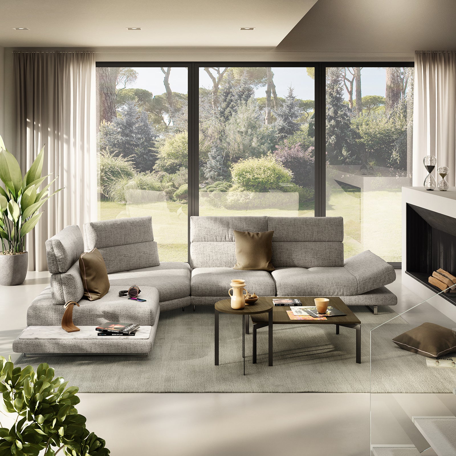 ЪГЛОВ ДИВАН NATUZZI EDITIONS ROMA