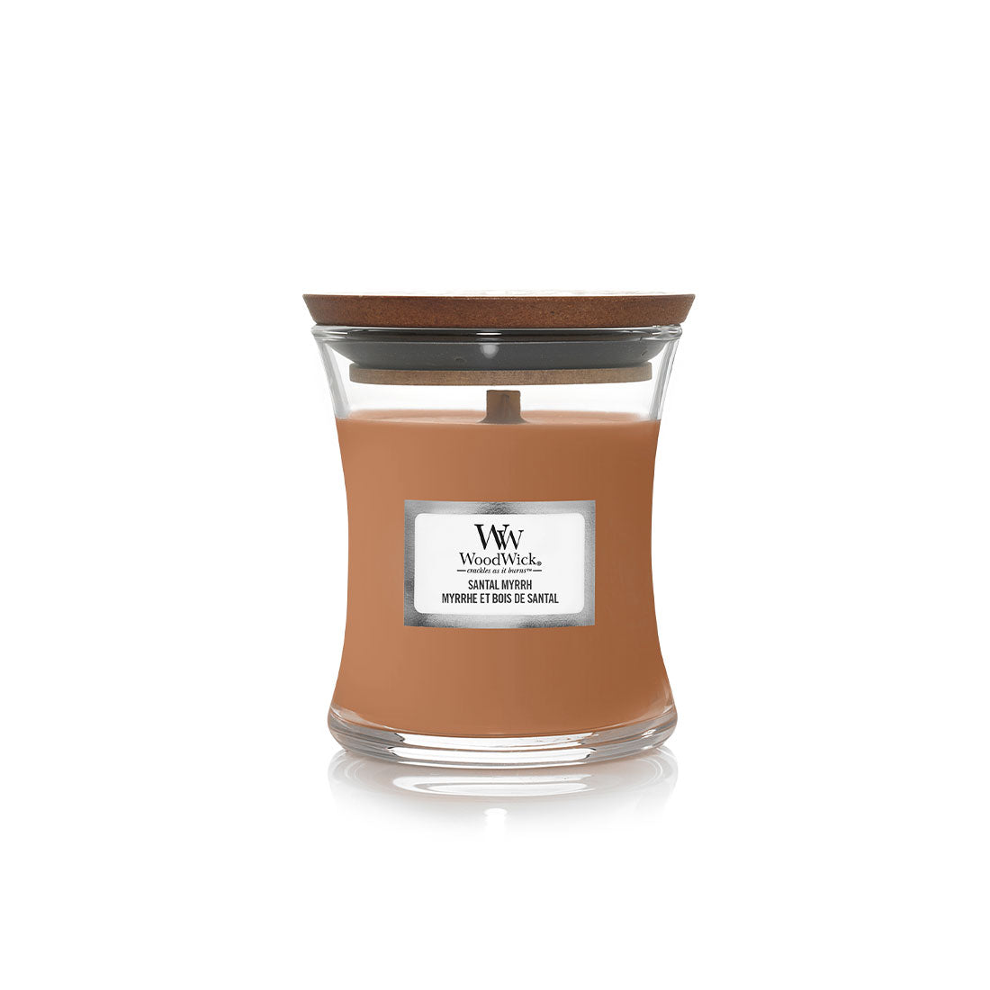 СВЕЩ WOOD WICK SANTAL MYRRH