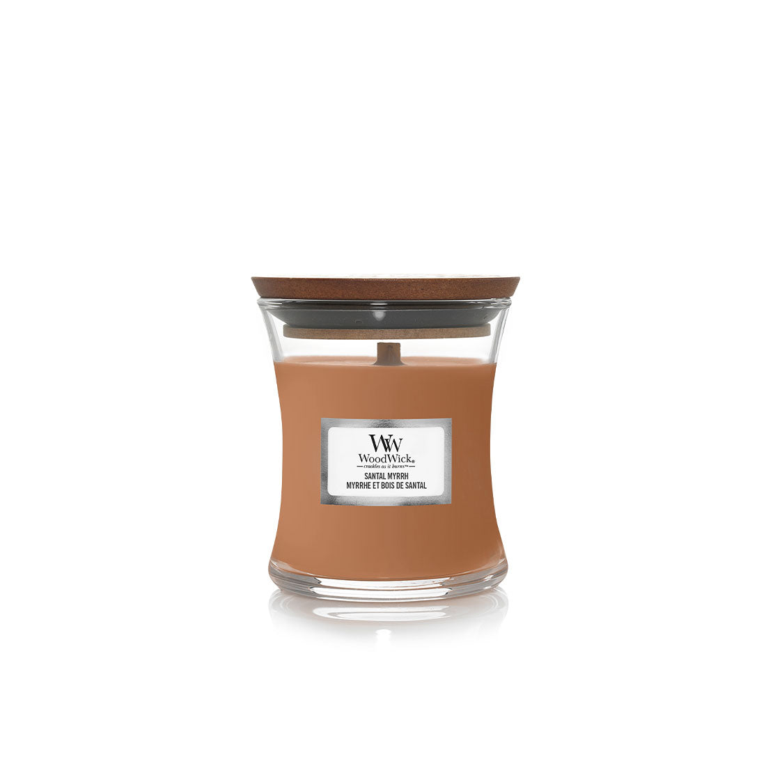СВЕЩ WOOD WICK SANTAL MYRRH