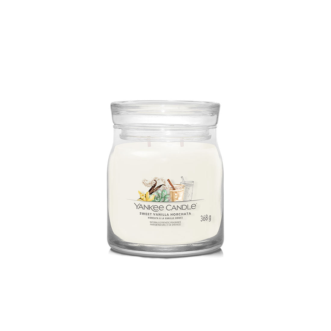 СВЕЩ YANKEE CANDLE SIGNATURE SWEET VANILLA HORCHATA