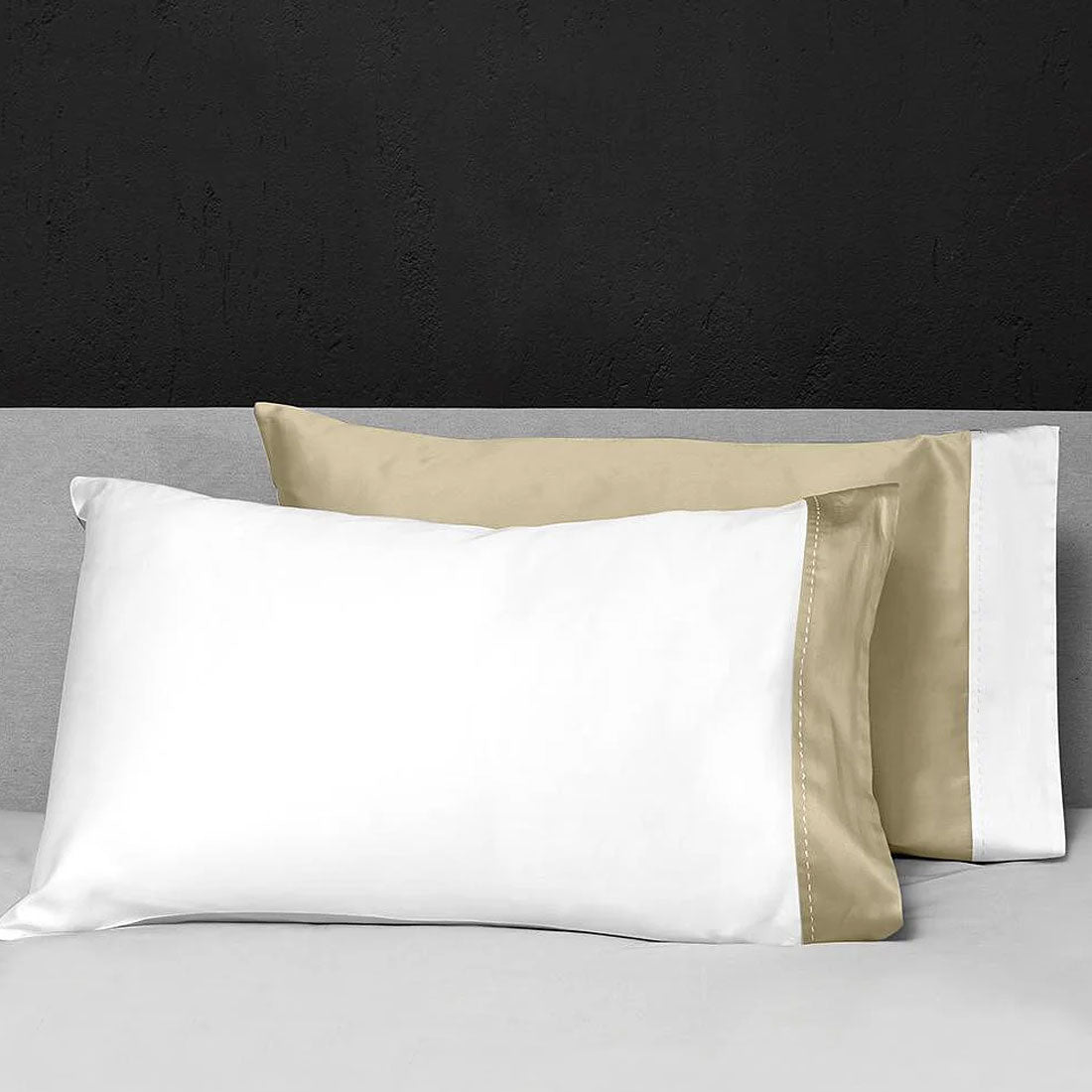 СПАЛЕН КОМПЛЕКТ SIGNORIA DOUBLE WHITE/TAUPE