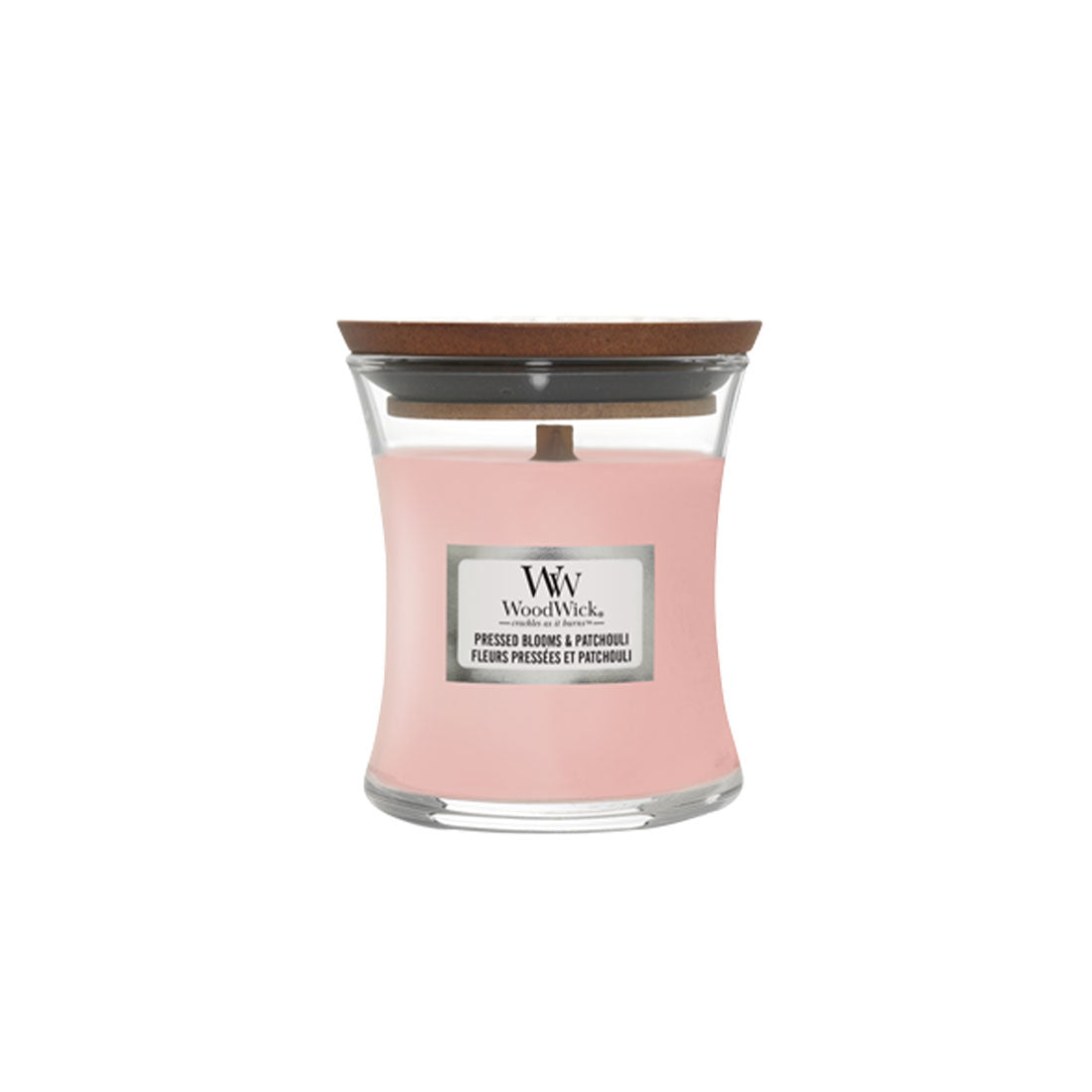 СВЕЩ WOOD WICK PRESSED BLOOMS&PATCHOULI