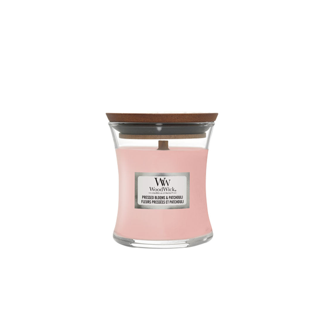 СВЕЩ WOOD WICK PRESSED BLOOMS&PATCHOULI