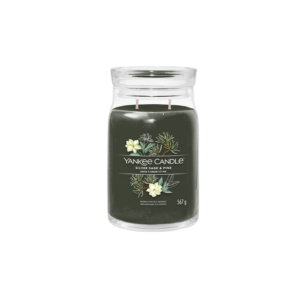СВЕЩ YANKEE CANDLE SIGNATURE SILVER SAGE&PINE