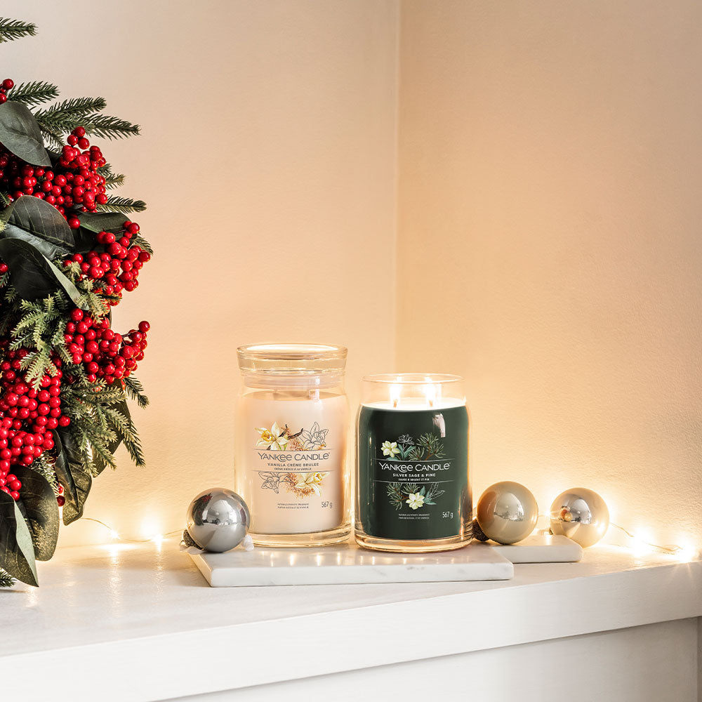 СВЕЩ YANKEE CANDLE SIGNATURE SILVER SAGE&PINE