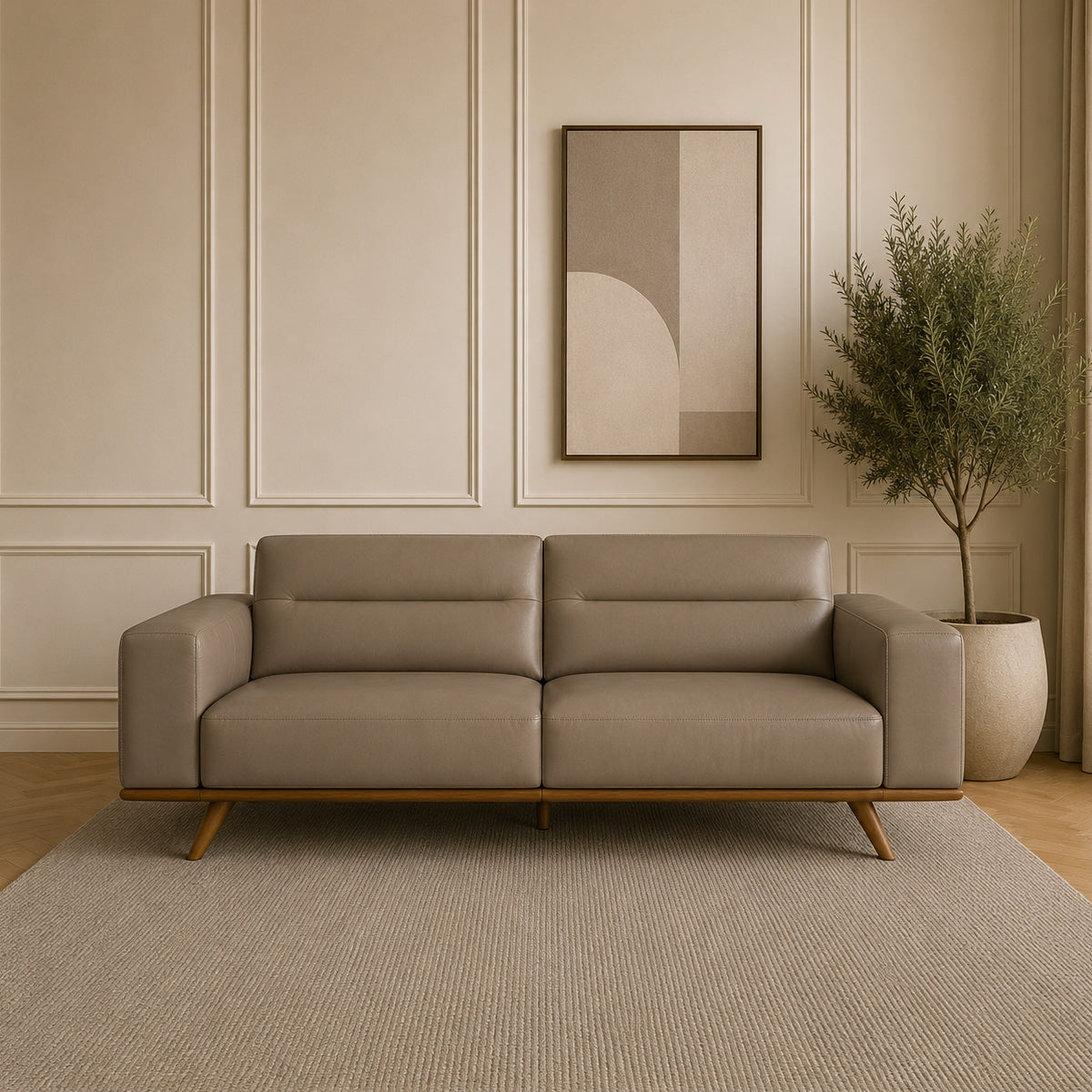 ТРИМЕСТЕН ДИВАН NATUZZI EDITIONS ADRENALINA КОЖА 15C3