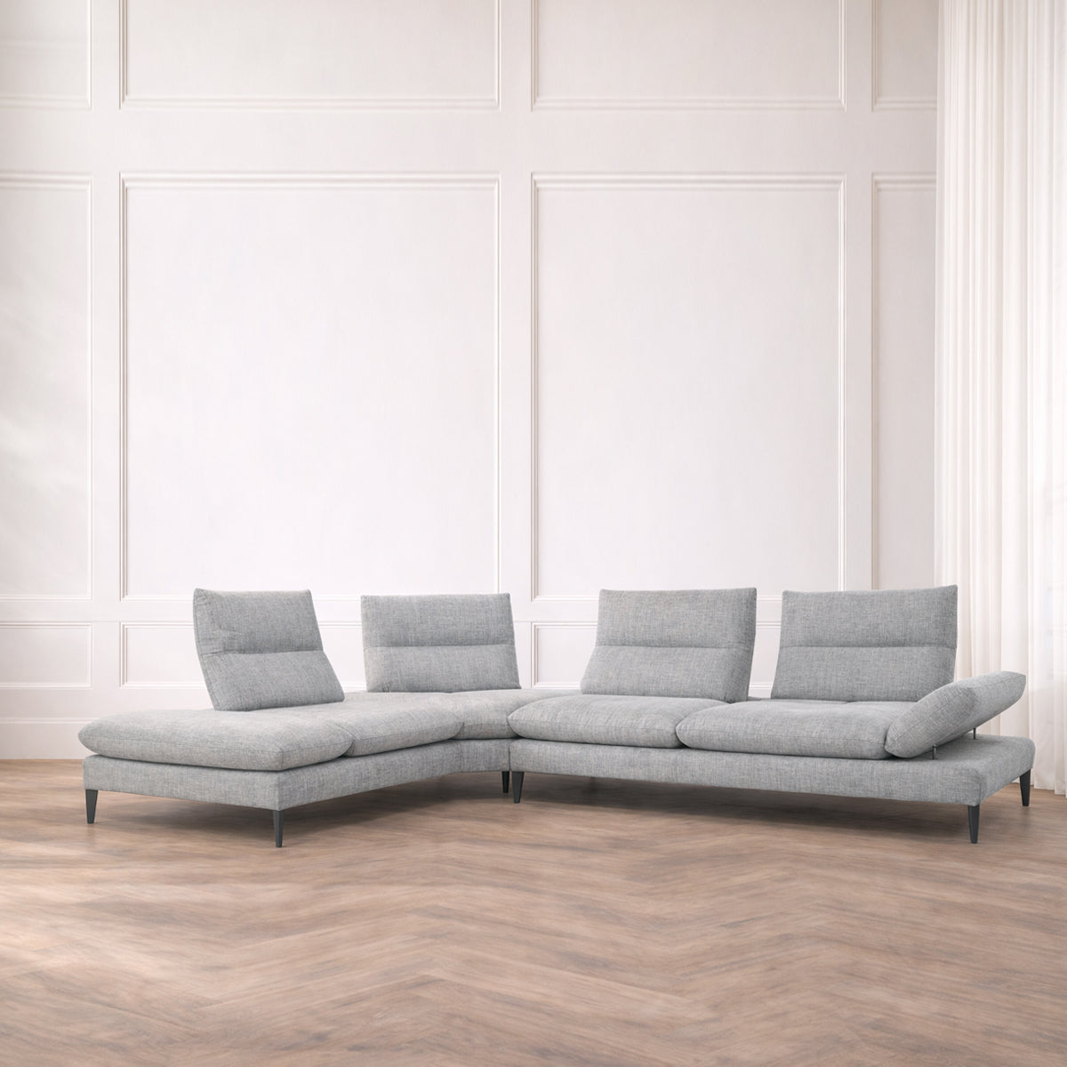 ЪГЛОВ ДИВАН NICOLETTI MONNALISA ТЕКСТИЛ