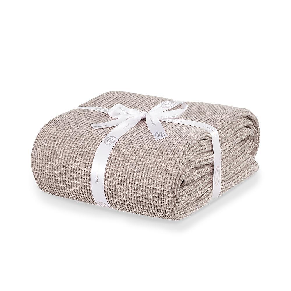ОДЕЯЛО WHITE BOUTIQUE MARBELLA COTTON NEW C 61 СВ. БЕЖ