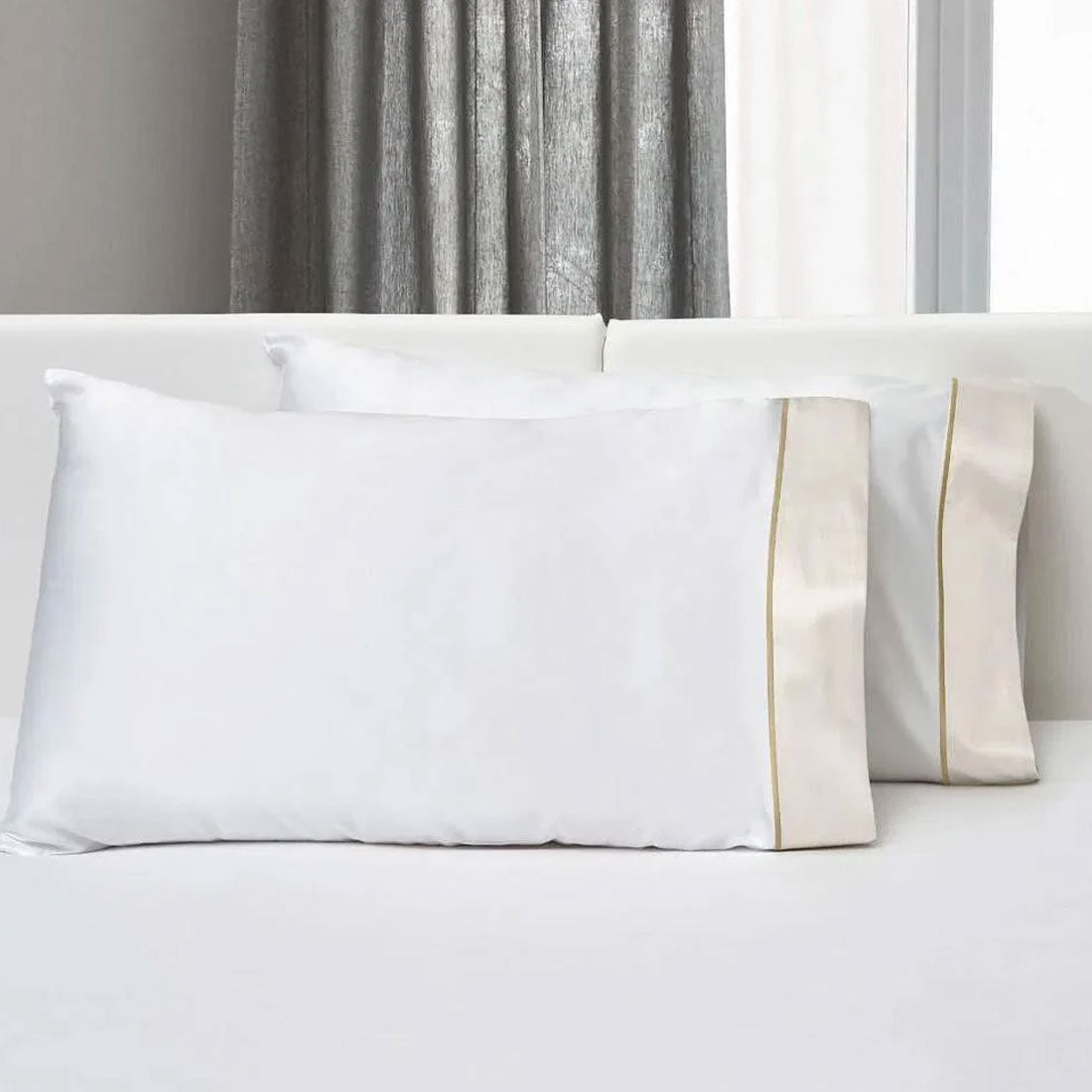 СПАЛЕН КОМПЛЕКТ SIGNORIA LUNA WHITE/IVORY/TAUPE