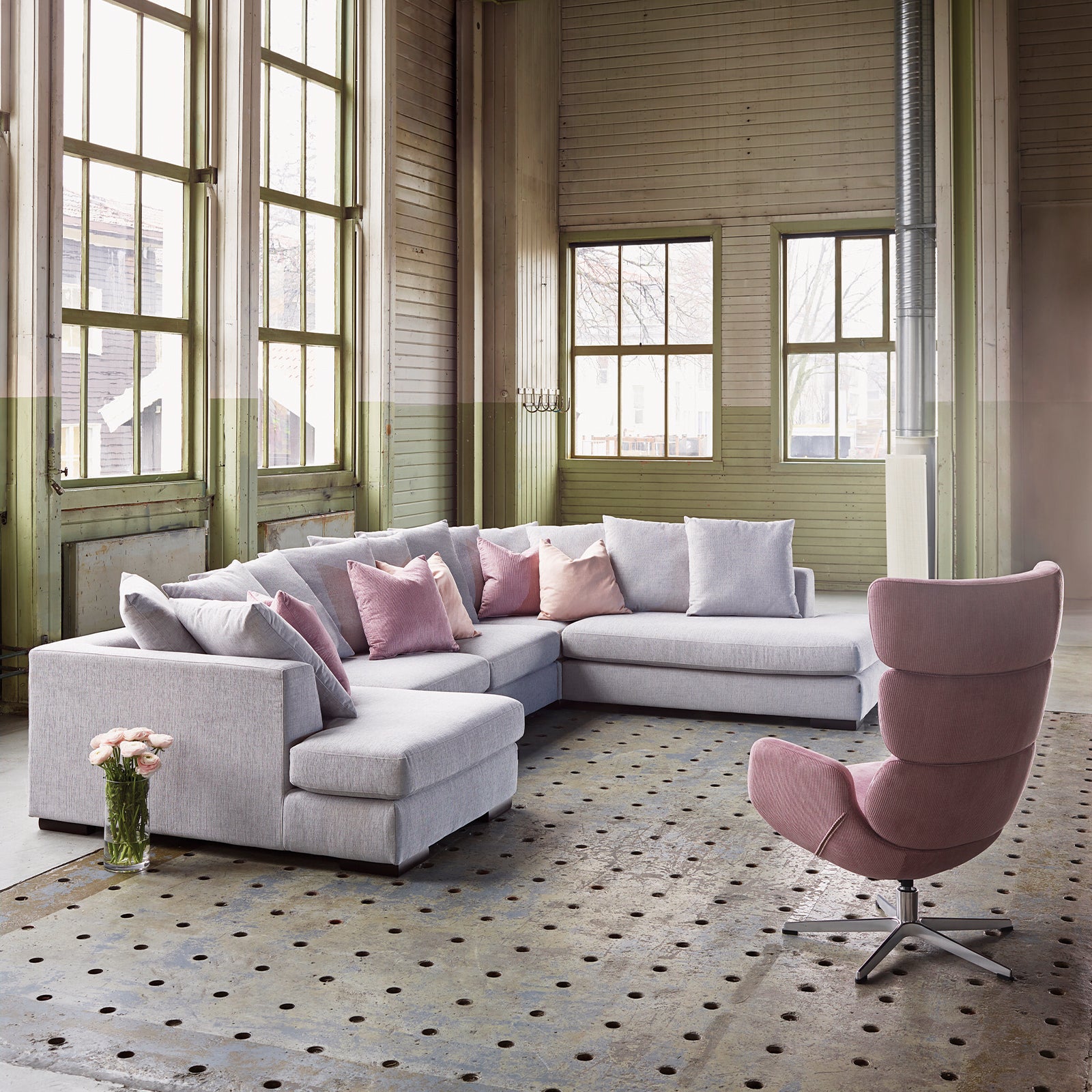 П-ОБРАЗЕН ДИВАН FURNINOVA PASO DOBLE NIGHT