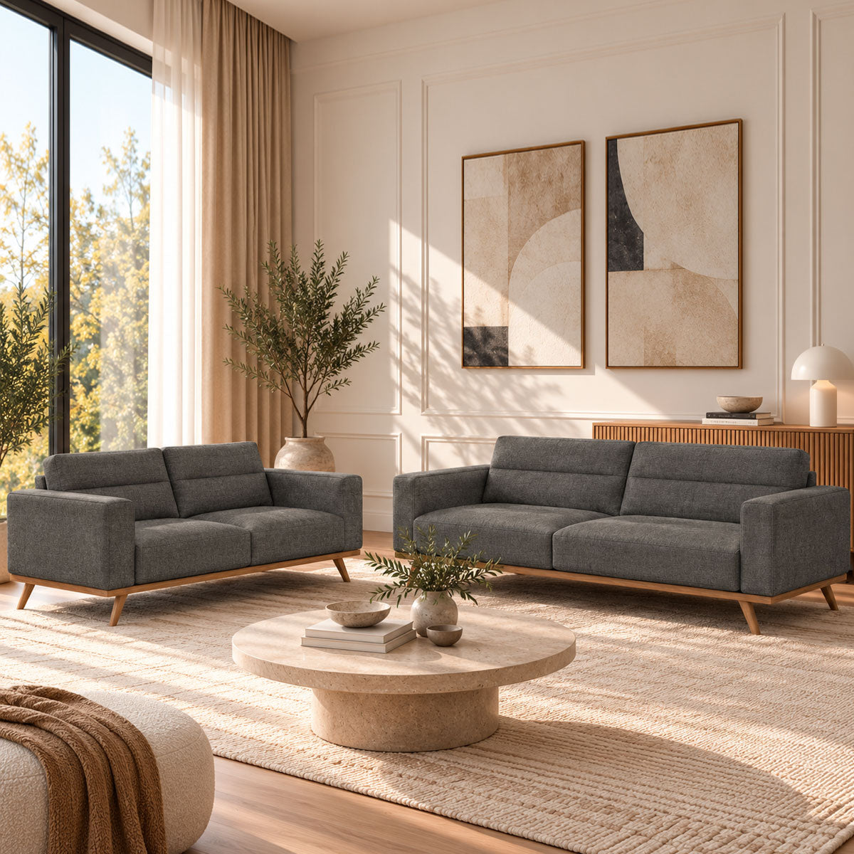 ДВУМЕСТЕН И ТРИМЕСТЕН ДИВАН NATUZZI EDITIONS ADRENALINA ТЕКСТИЛ AFRODITA 78018003