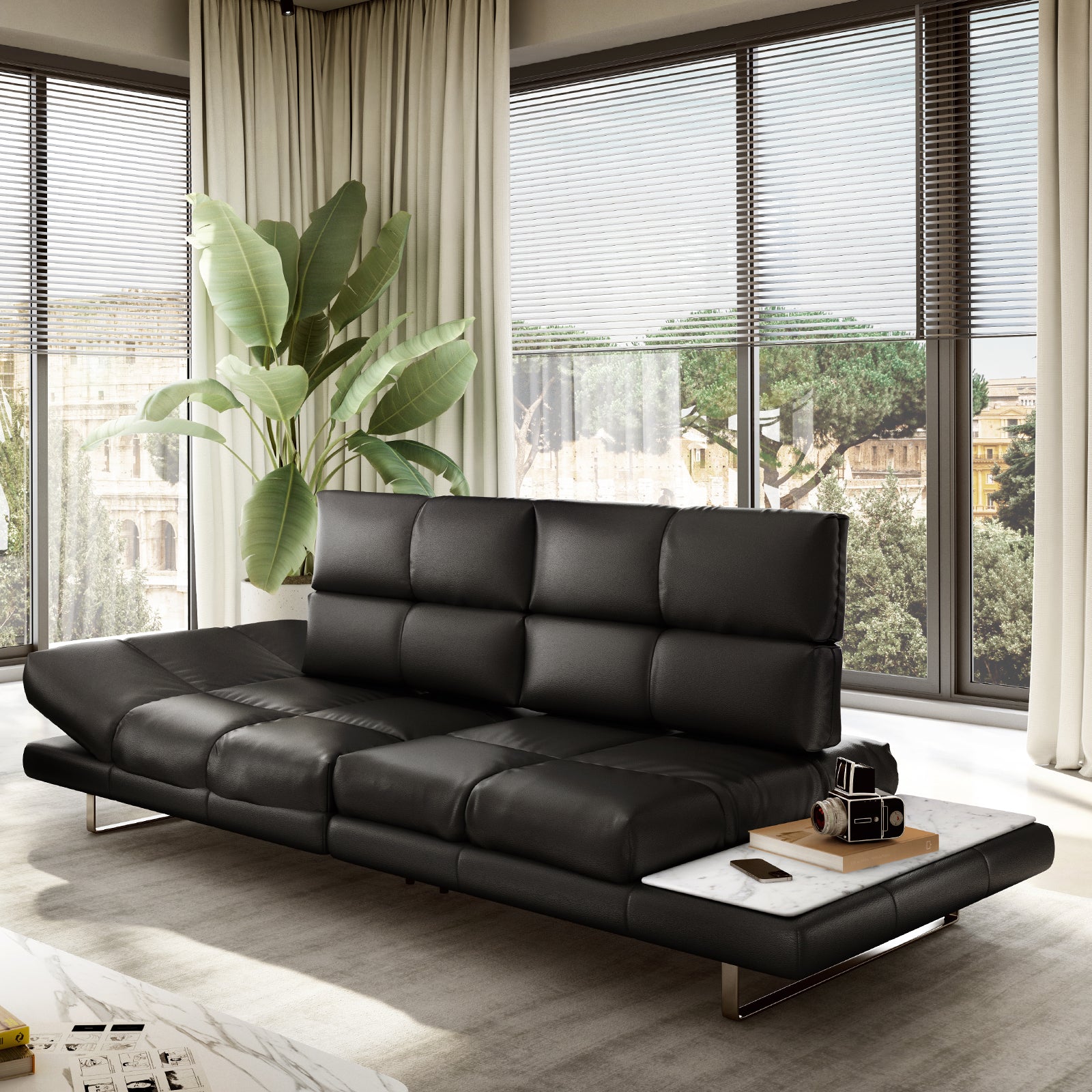 КОЖЕН ДИВАН NATUZZI EDITIONS ROMA