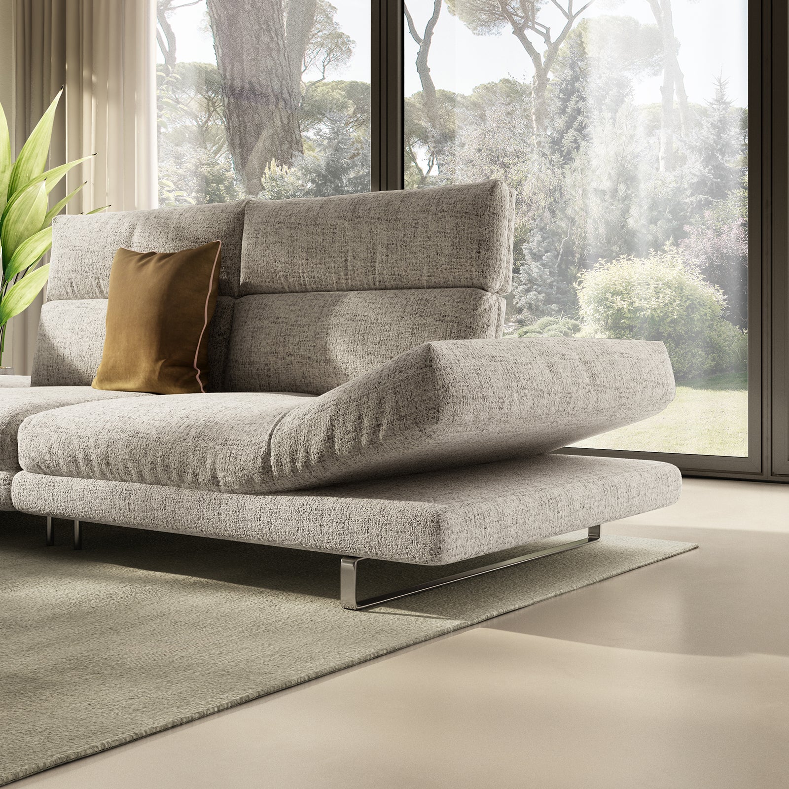 ЪГЛОВ ДИВАН NATUZZI EDITIONS ROMA