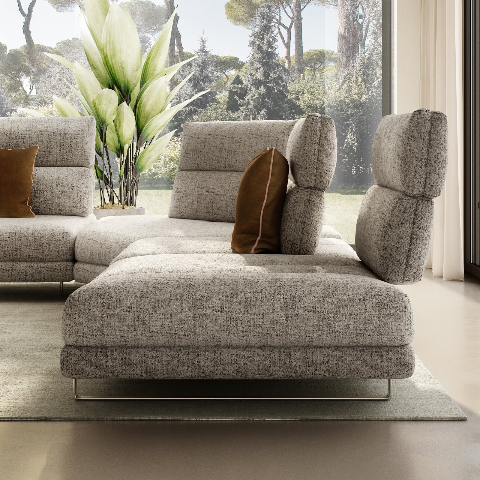 ЪГЛОВ ДИВАН NATUZZI EDITIONS ROMA