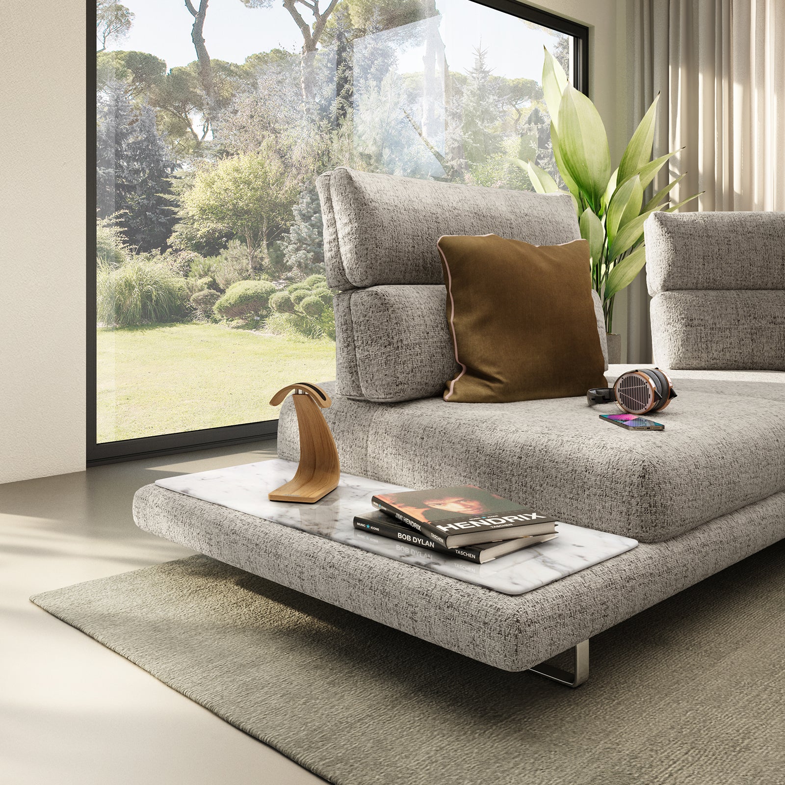 ЪГЛОВ ДИВАН NATUZZI EDITIONS ROMA