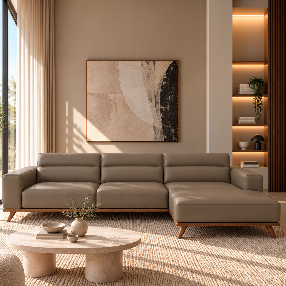 ЪГЛОВ ДИВАН NATUZZI EDITIONS ADRENALINA КОЖА 15 LE MANS 15C3