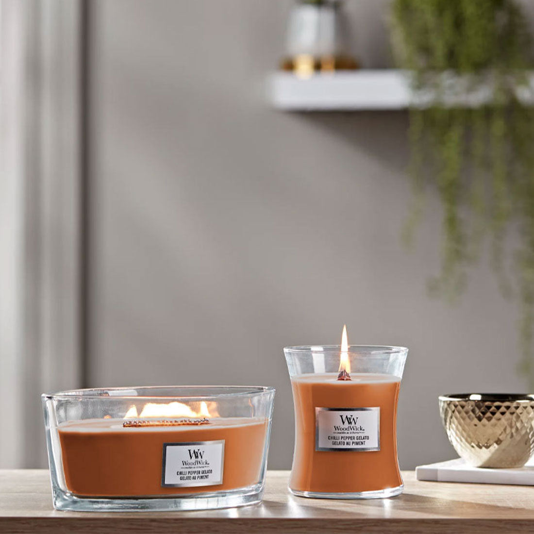 СВЕЩ WOOD WICK CHILLI PEPPER GELATO ЕЛИПСА