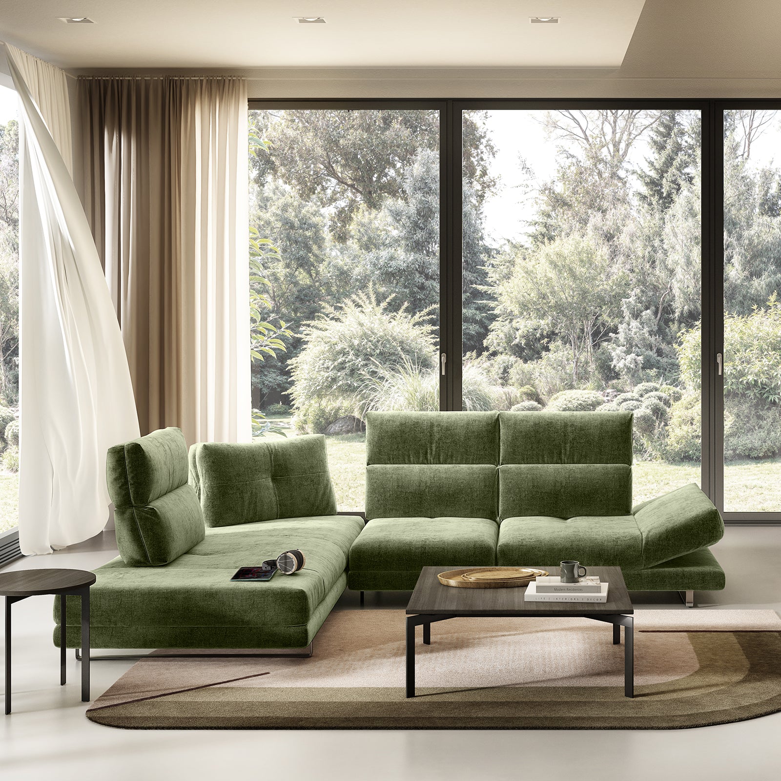 ЪГЛОВ ДИВАН NATUZZI EDITIONS ROMA