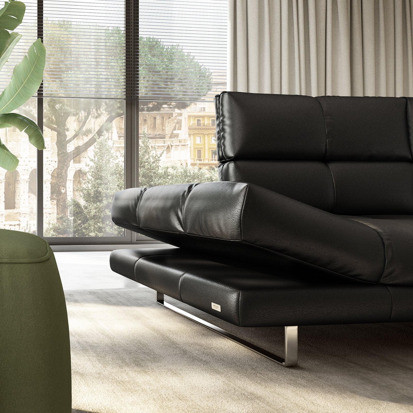 КОЖЕН ДИВАН NATUZZI EDITIONS ROMA