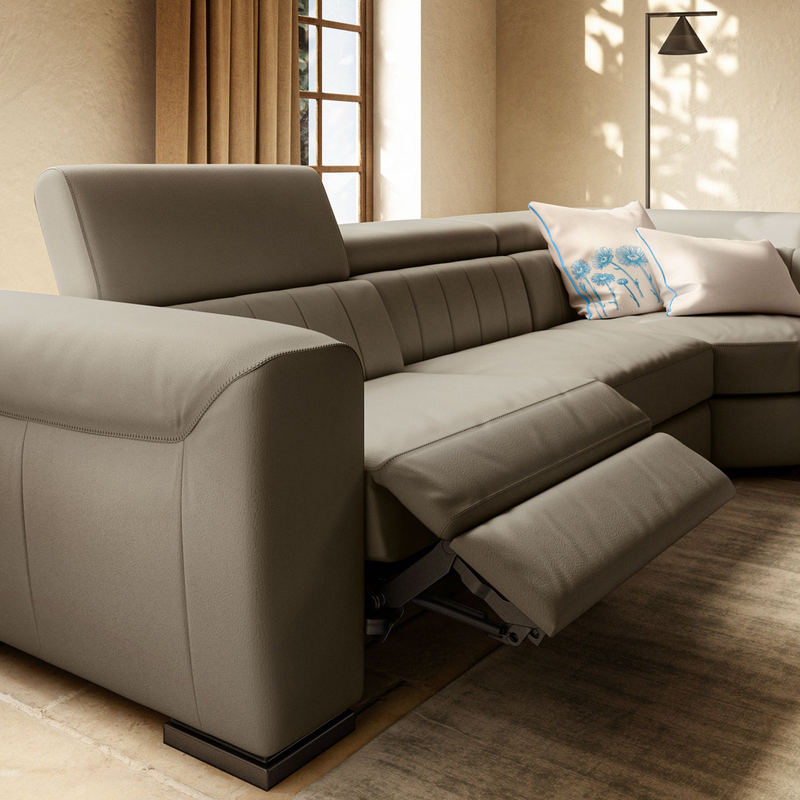 КОЖЕН ДИВАН NATUZZI EDITIONS FORZA
