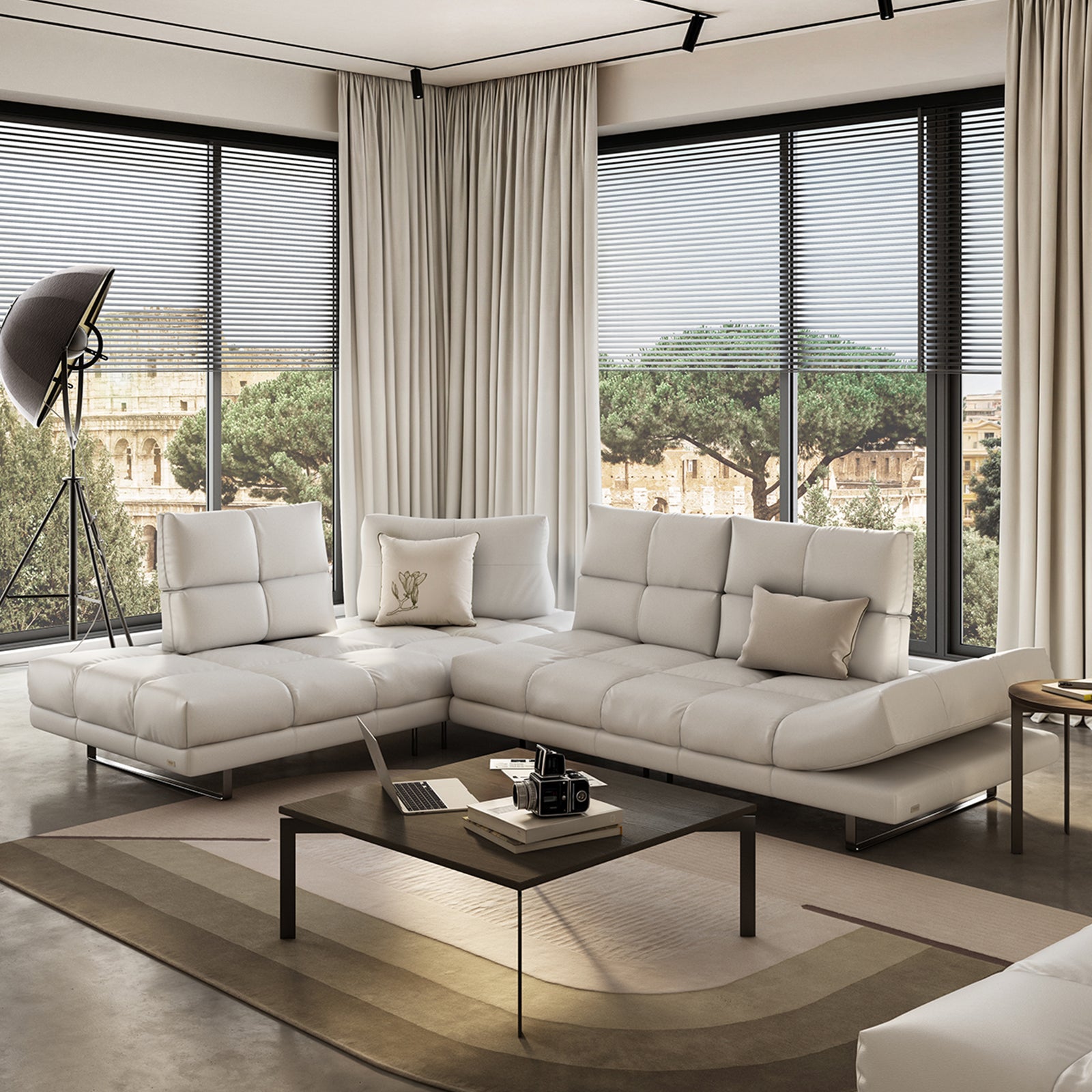 КОЖЕН ДИВАН NATUZZI EDITIONS ROMA