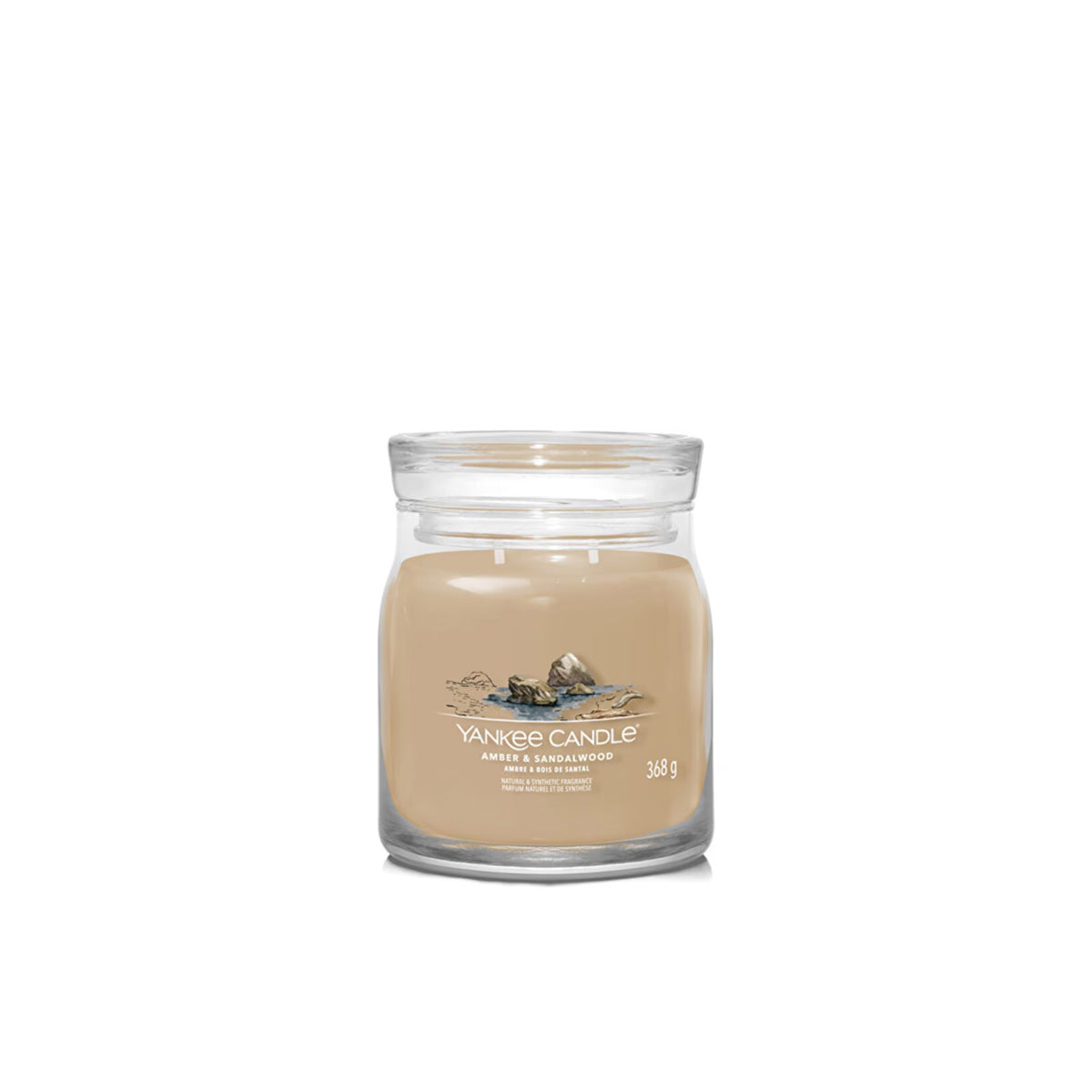 СВЕЩ YANKEE CANDLE SIGNATURE AMBER&SANDALWOOD