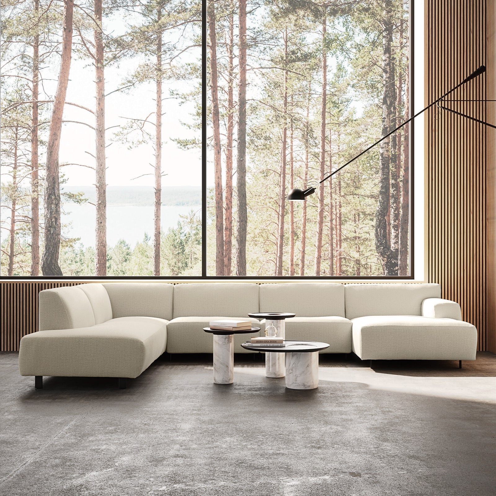 П-ОБРАЗЕН ДИВАН FURNINOVA VESTA