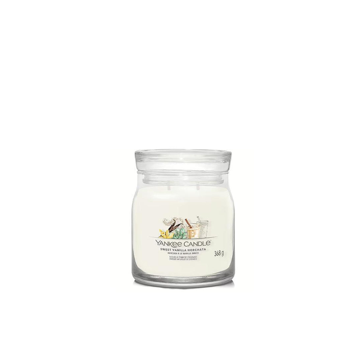 СВЕЩ YANKEE CANDLE SIGNATURE SWEET VANILLA HORCHATA