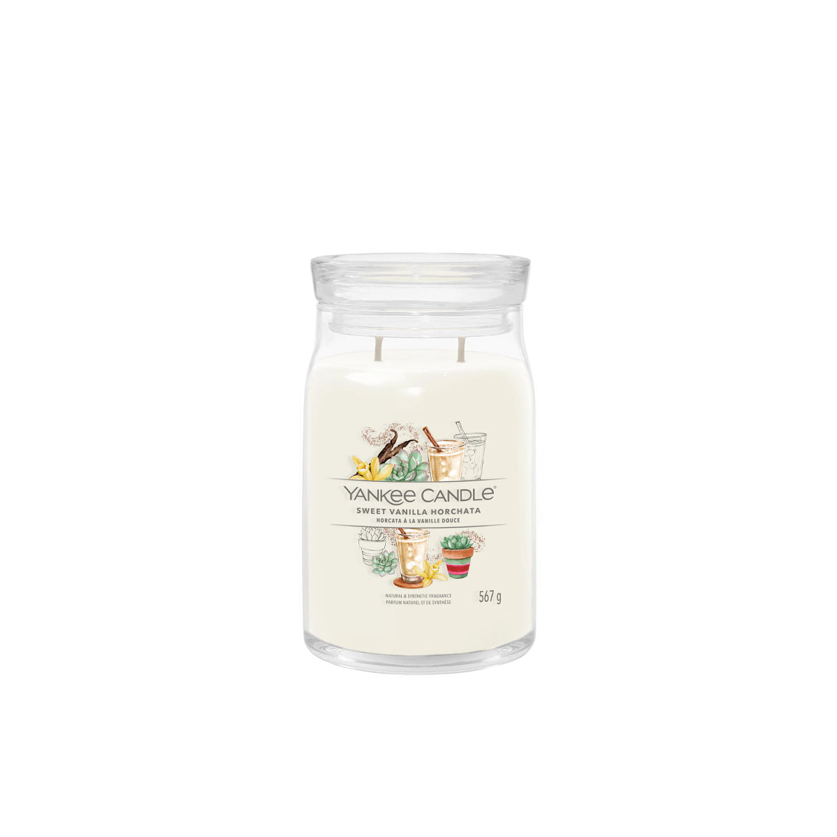 СВЕЩ YANKEE CANDLE SIGNATURE SWEET VANILLA HORCHATA