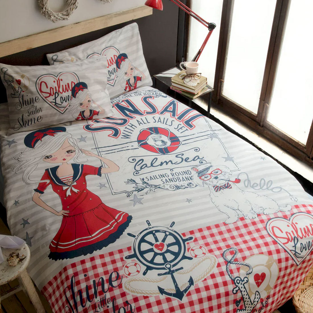 СПАЛЕН КОМПЛЕКТ ISSIMO NAVY GIRL