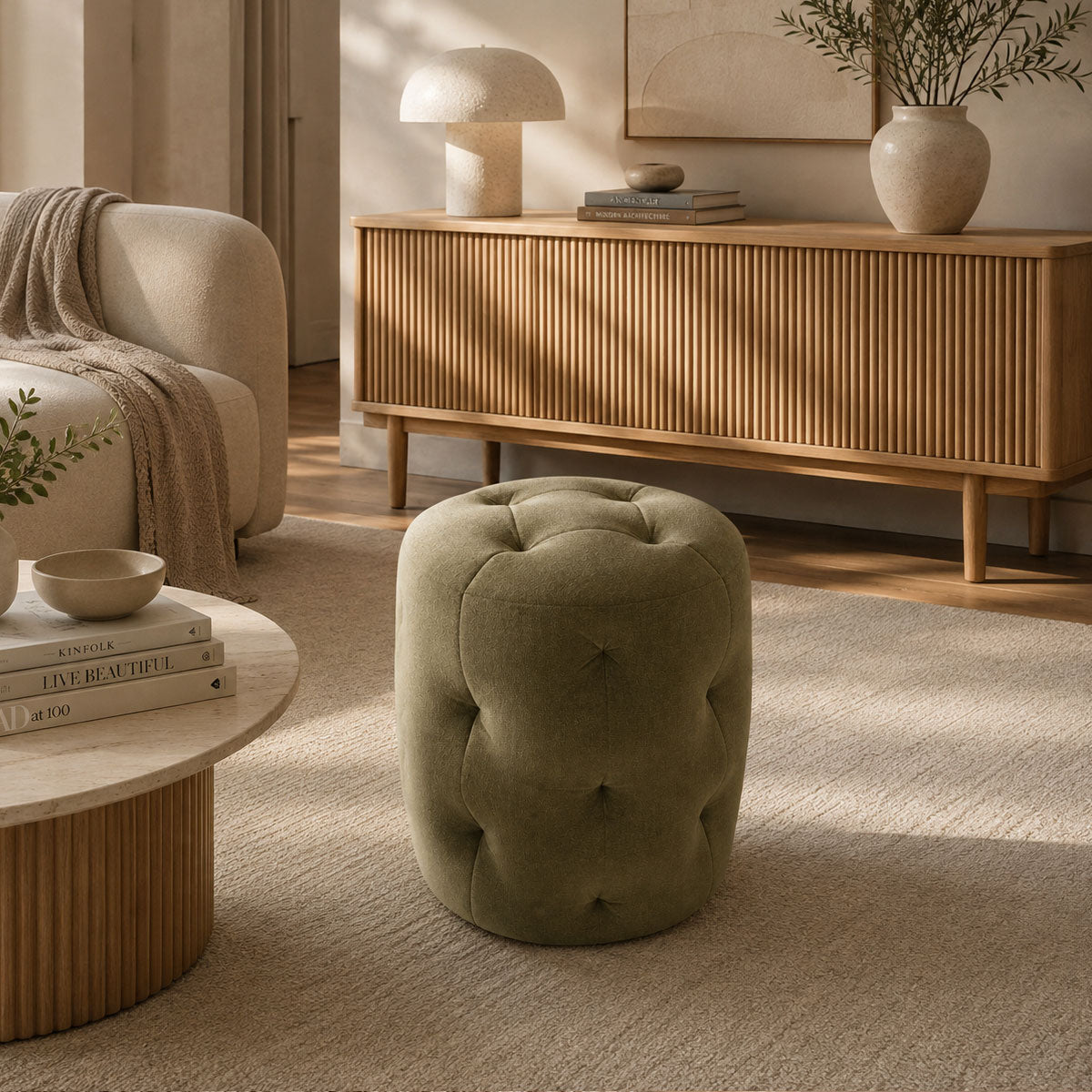 NATUZZI EDITIONS ТАБУРЕТКА GAIA 375 ф39, h43 78 TERME 78018404