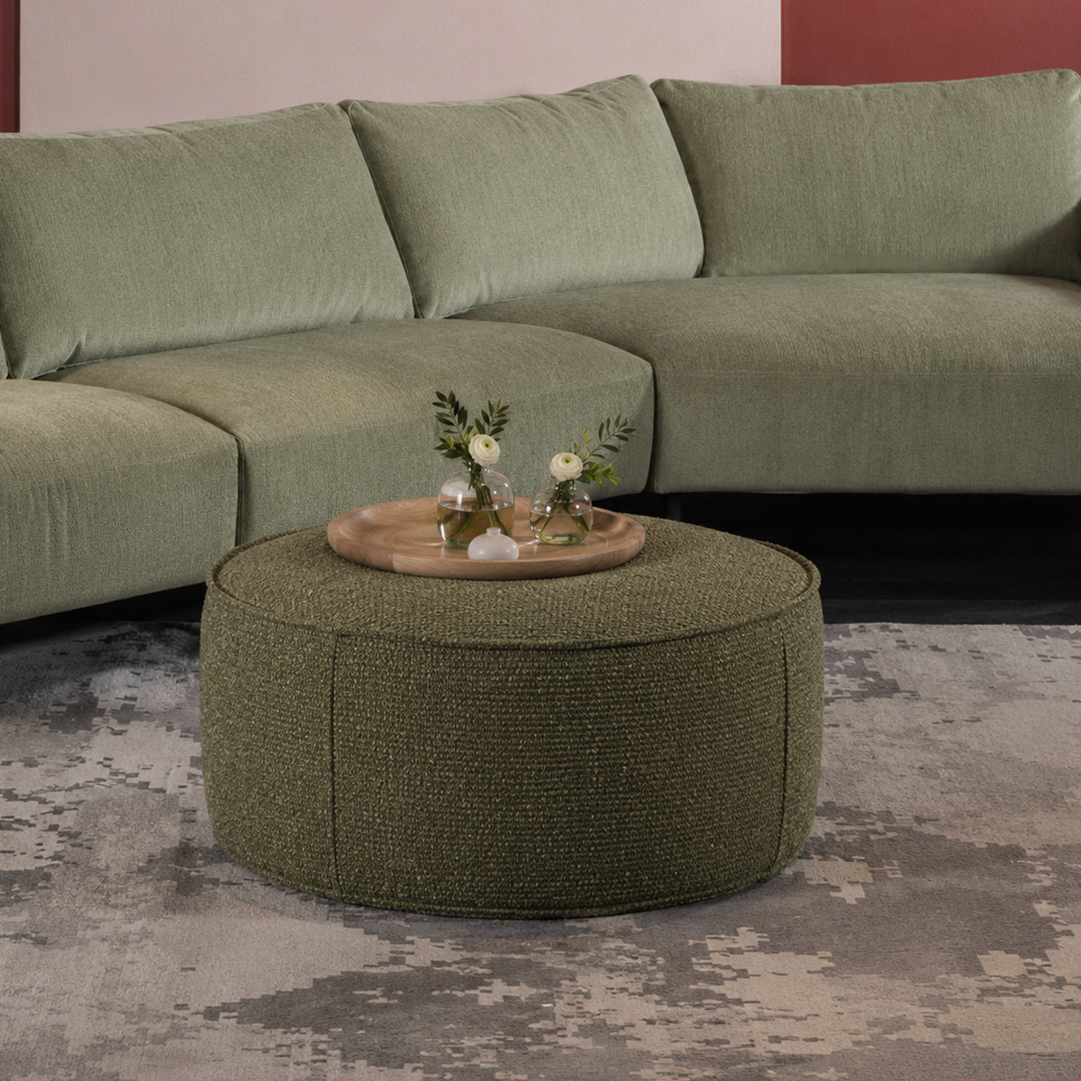 ТАБУРЕТКА FURNINOVA RUBY SPECIAL B BENSON GREEN d88 СМ