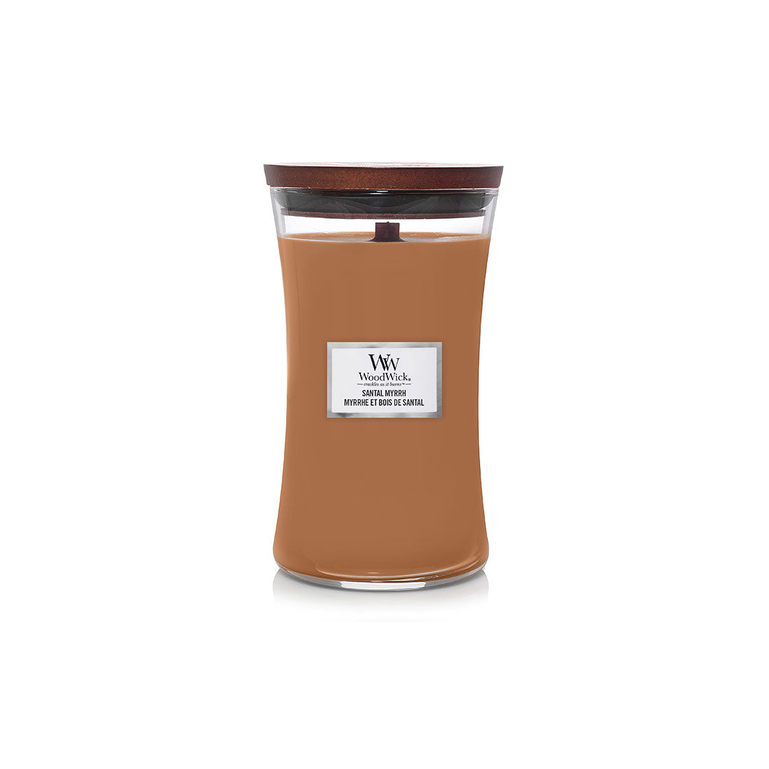 СВЕЩ WOOD WICK SANTAL MYRRH