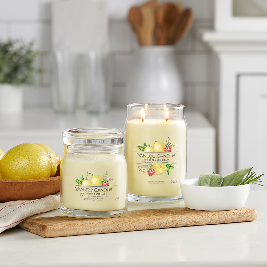 СВЕЩ YANKEE CANDLE SIGNATURE ICED BERRY LEMONADE