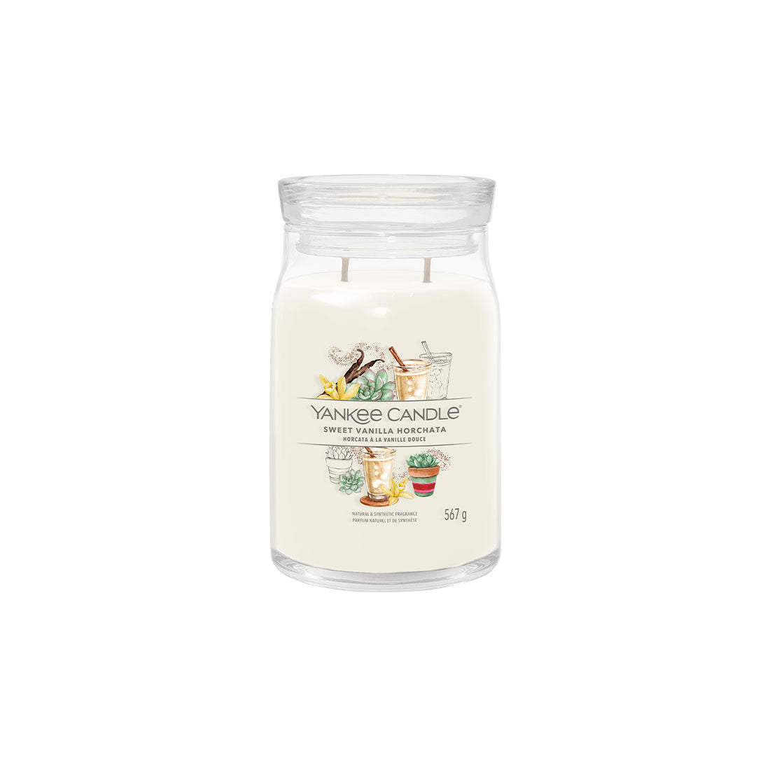 СВЕЩ YANKEE CANDLE SIGNATURE SWEET VANILLA HORCHATA