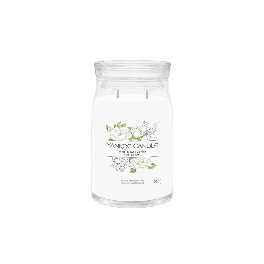 СВЕЩ YANKEE CANDLE SIGNATURE WHITE GARDENIA