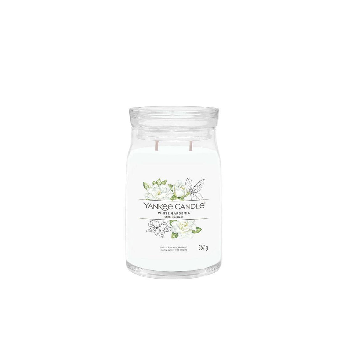 СВЕЩ YANKEE CANDLE SIGNATURE WHITE GARDENIA
