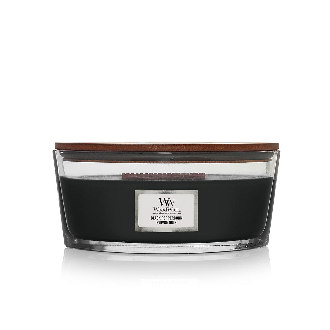 СВЕЩ WOOD WICK BLACK PEPPERCORN ЕЛИПСА