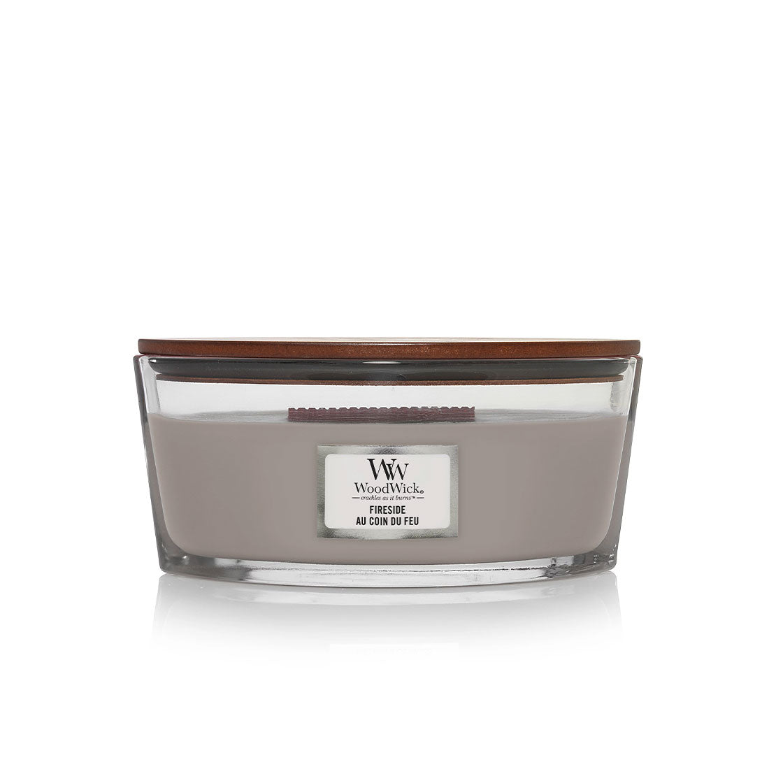 СВЕЩ WOOD WICK FIRESIDE ЕЛИПСА