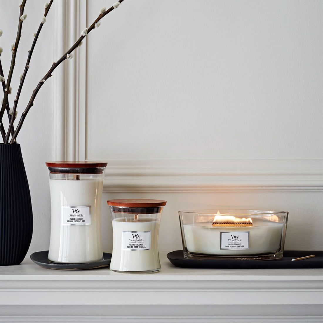 СВЕЩ WOOD WICK LINEN