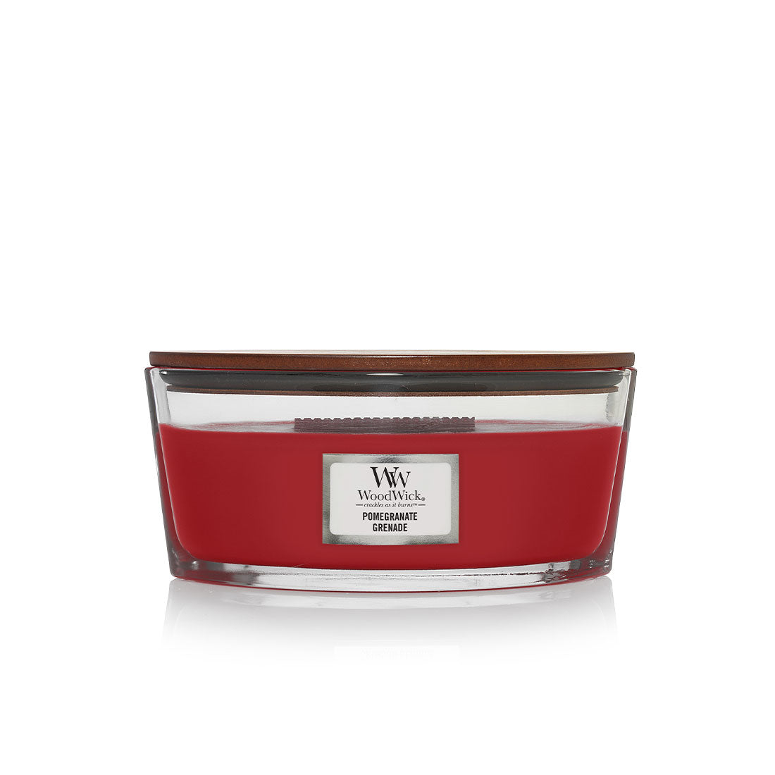 СВЕЩ WOOD WICK POMEGRANATE ЕЛИПСА