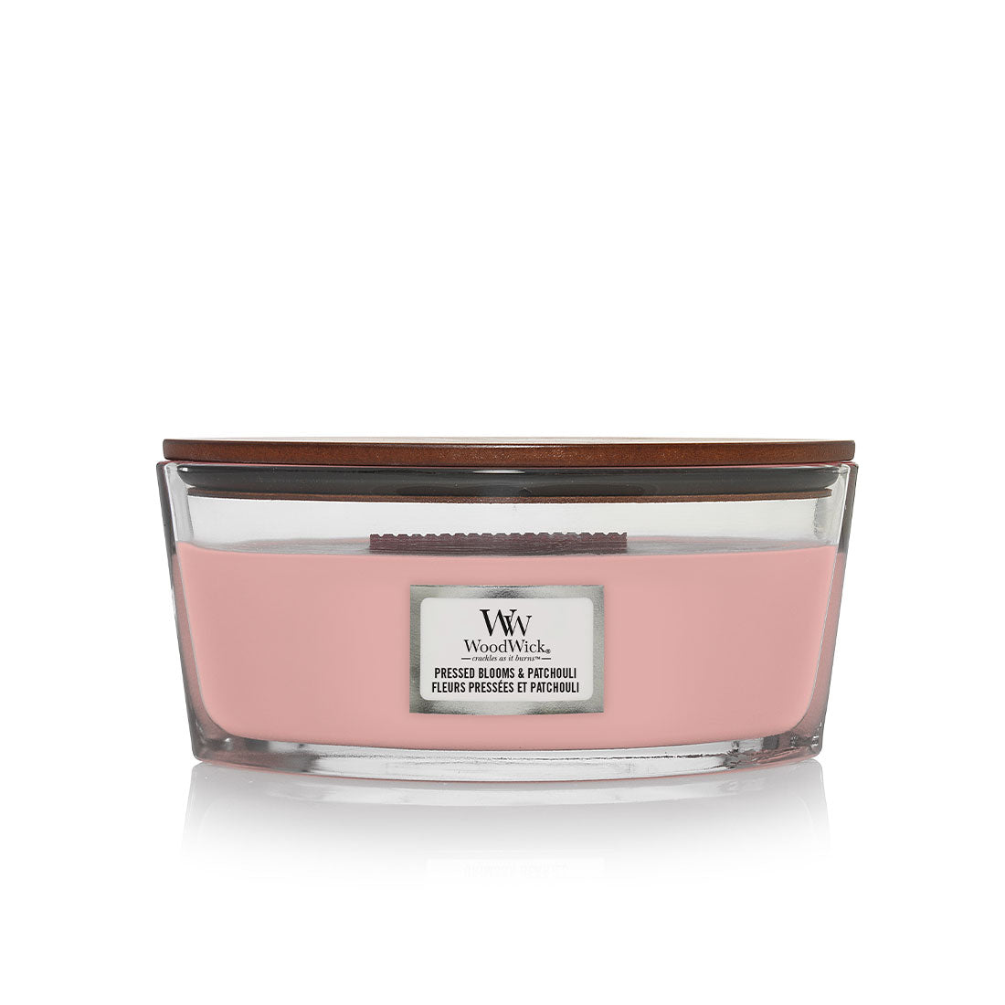 СВЕЩ WOOD WICK PRESSED BLOOMS & PATCHOULI ЕЛИПСА