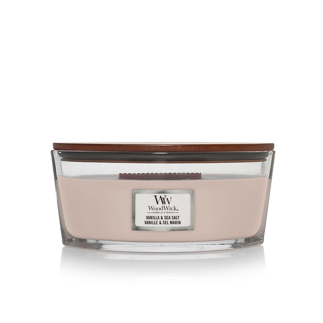 СВЕЩ WOOD WICK SEA SALT VANILLA ЕЛИПСА