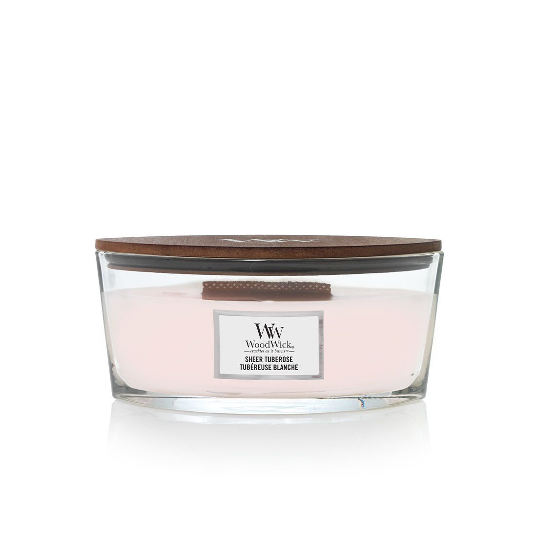 СВЕЩ WOOD WICK SHEER TUBEROSE ЕЛИПСА