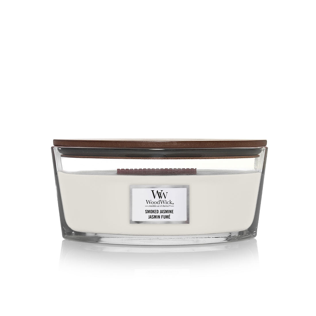 СВЕЩ WOOD WICK SMOKED JASMINE ЕЛИПСА