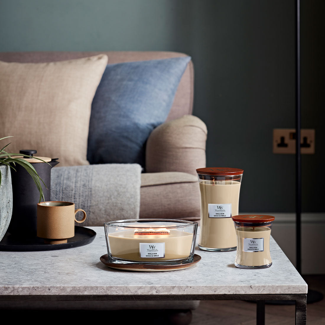 СВЕЩ WOOD WICK VANILLA BEAN