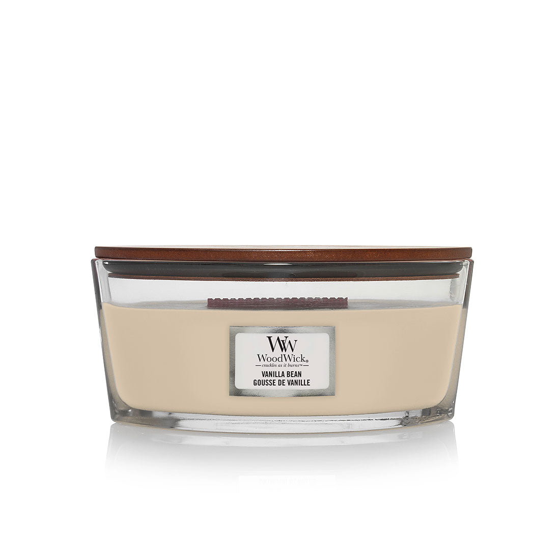СВЕЩ WOOD WICK VANILLA BEAN ЕЛИПСА
