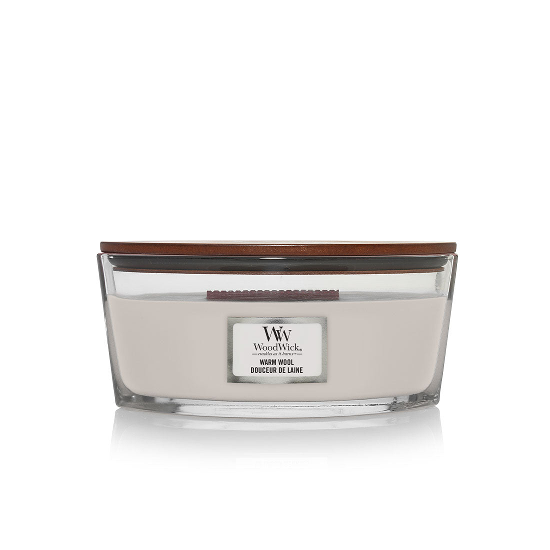 СВЕЩ WOOD WICK WARM WOOL ЕЛИПСА