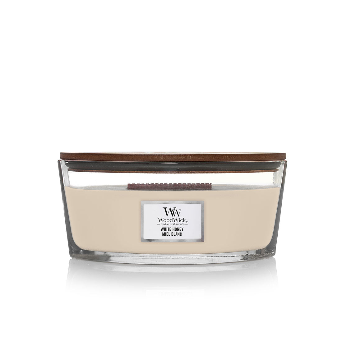 СВЕЩ WOOD WICK WHITE HONEY ЕЛИПСА